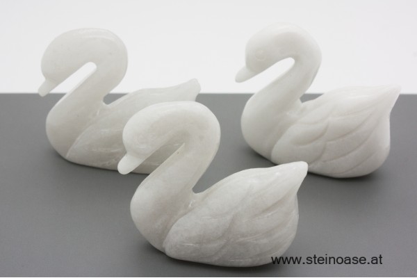 Schwan Selenit weiss, Gr.S